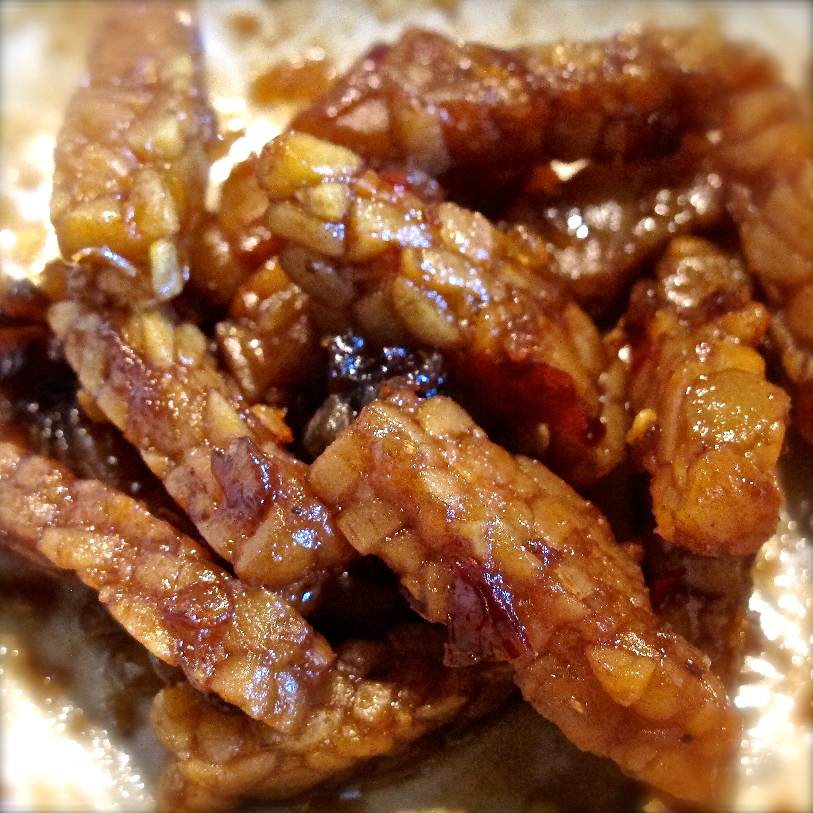 sambal goreng tempeh kering Kokkie Slomo Indische recepten