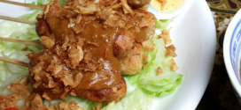 Sate pentol ayam