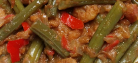 sambal goreng boontjes met garnalen
